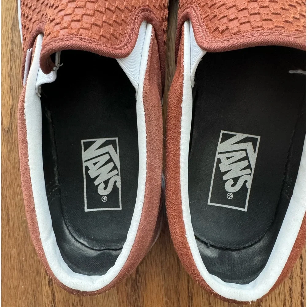 Vans Women's Slip-On Sneakers in Rust Brown - Picture 6 of 7